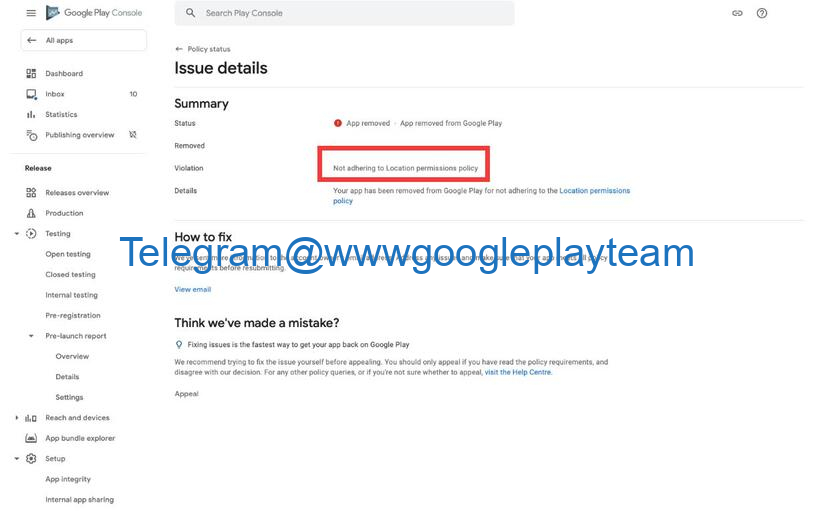 Google Play上架/更新被拒的原因及解决方法汇总