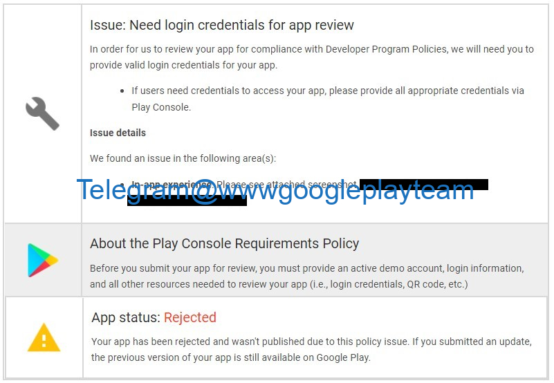 Google Play上架/更新被拒的原因及解决方法汇总
